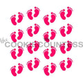 Baby Footprints Stencil