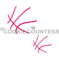 Basketball 2 sizes Stencil