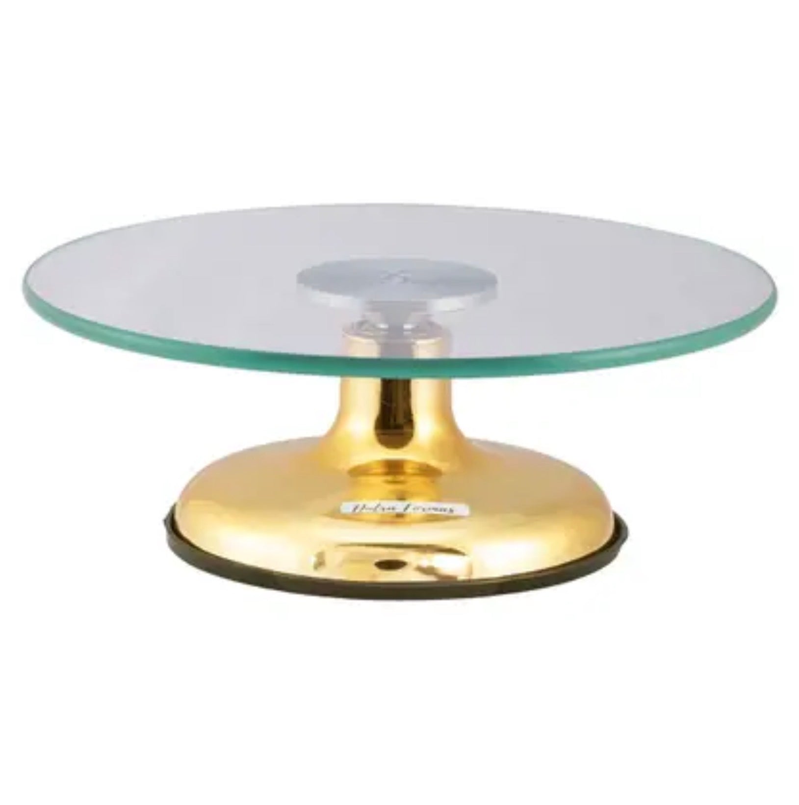 Gold Glass Top Turntable