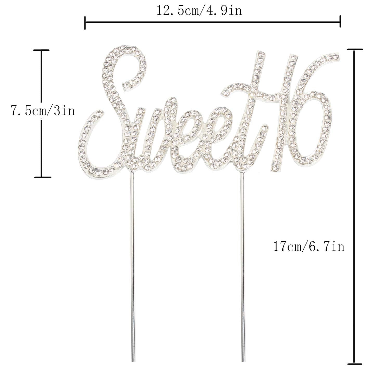 Silver Rh Sweet 16