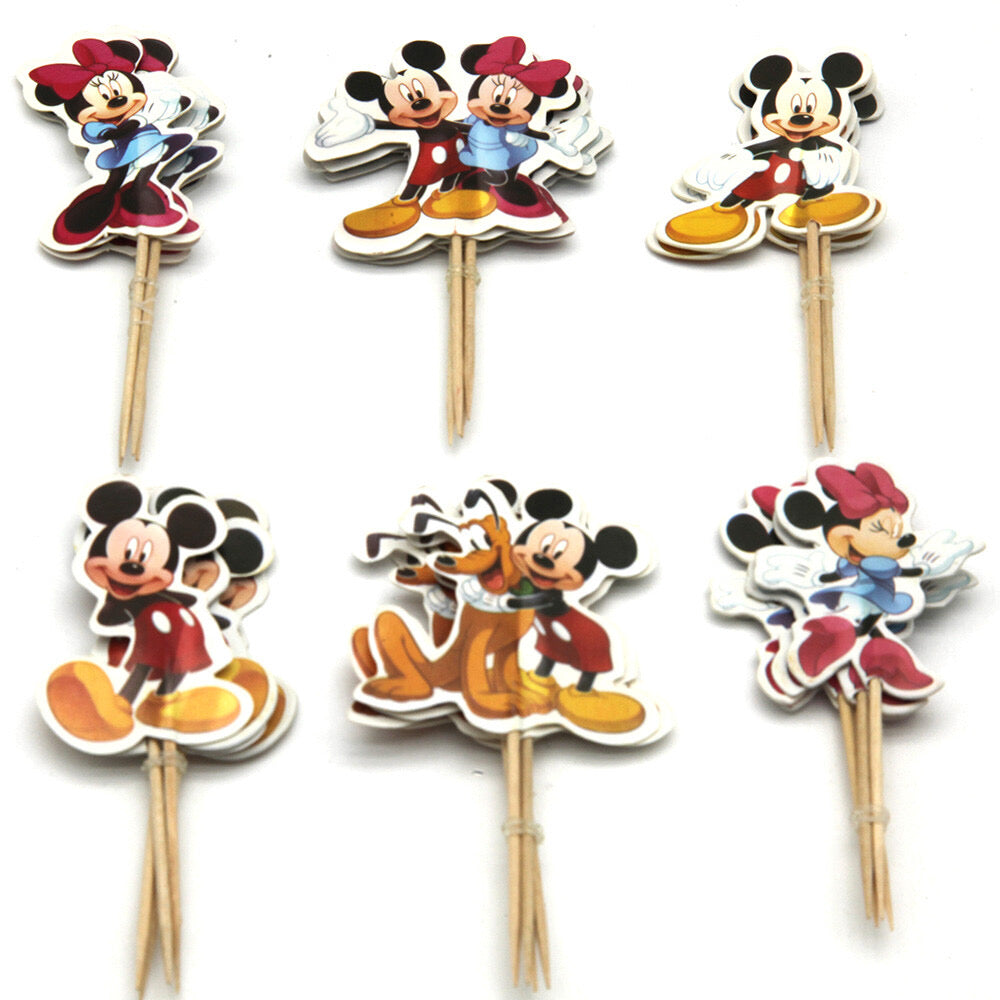 Cake Topper-Mickey & Minney (6)