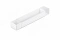 12x2 1/4x2 White-Clear Lid