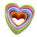 5pcs Heart Cutters