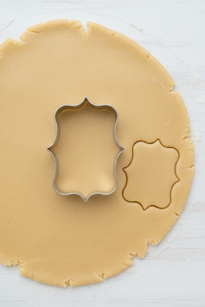 Frame Plaque Cookie Cutter #5, 3 1/2”