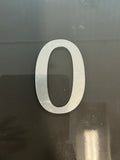 4” Silver number topper-0