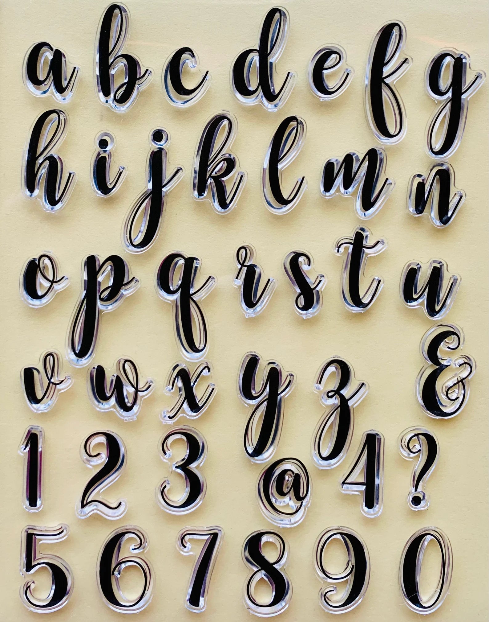 Lowercase Letter Silicon Stamper￼