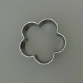 Flower Cookie Cutter 2 1/2