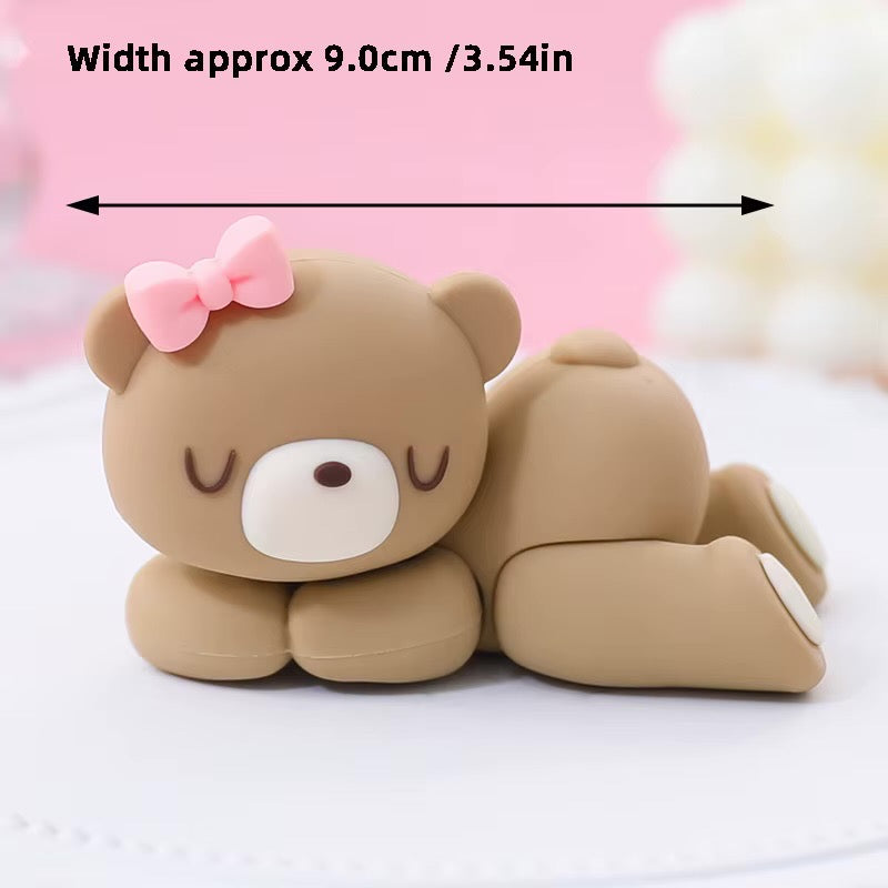 Girl Bear Laying Down