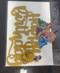 Cake Topper- Princess Happy Birthday