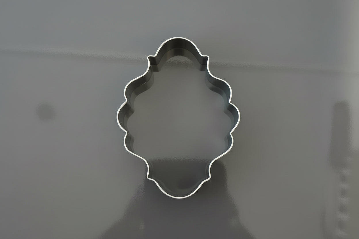 Frame Plaque Cookie Cutter #2, 3 1/2”