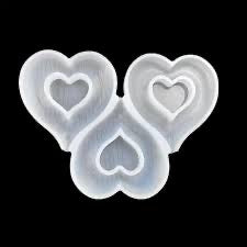 Tri-Heart Clear Silicone Mold