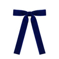 Royal Blue Velvet Bow