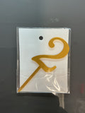 2” Golden number topper-2