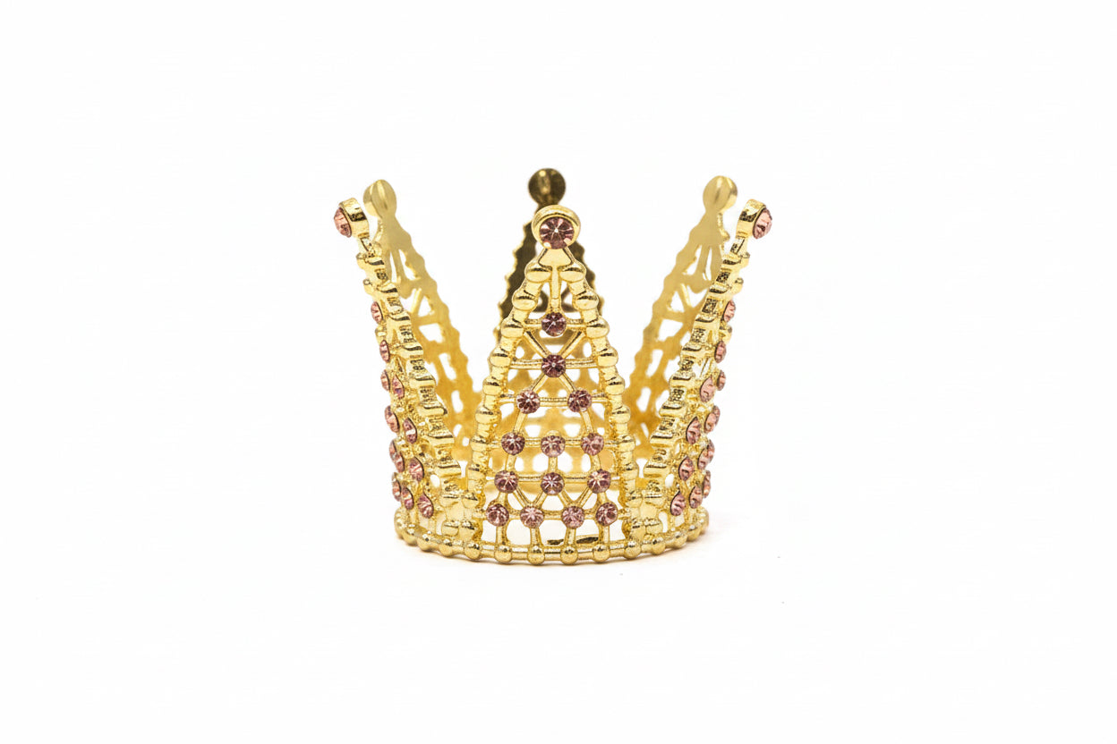 1.5” Gold/Roseg Rhn Crown
