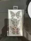 Silver Tri-Butterfly Set