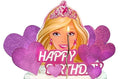 Cake Topper-Barbie Head/Happy Birthday