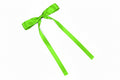 Neon green bow