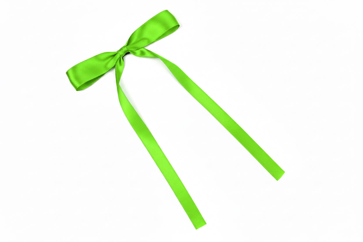 Neon green bow