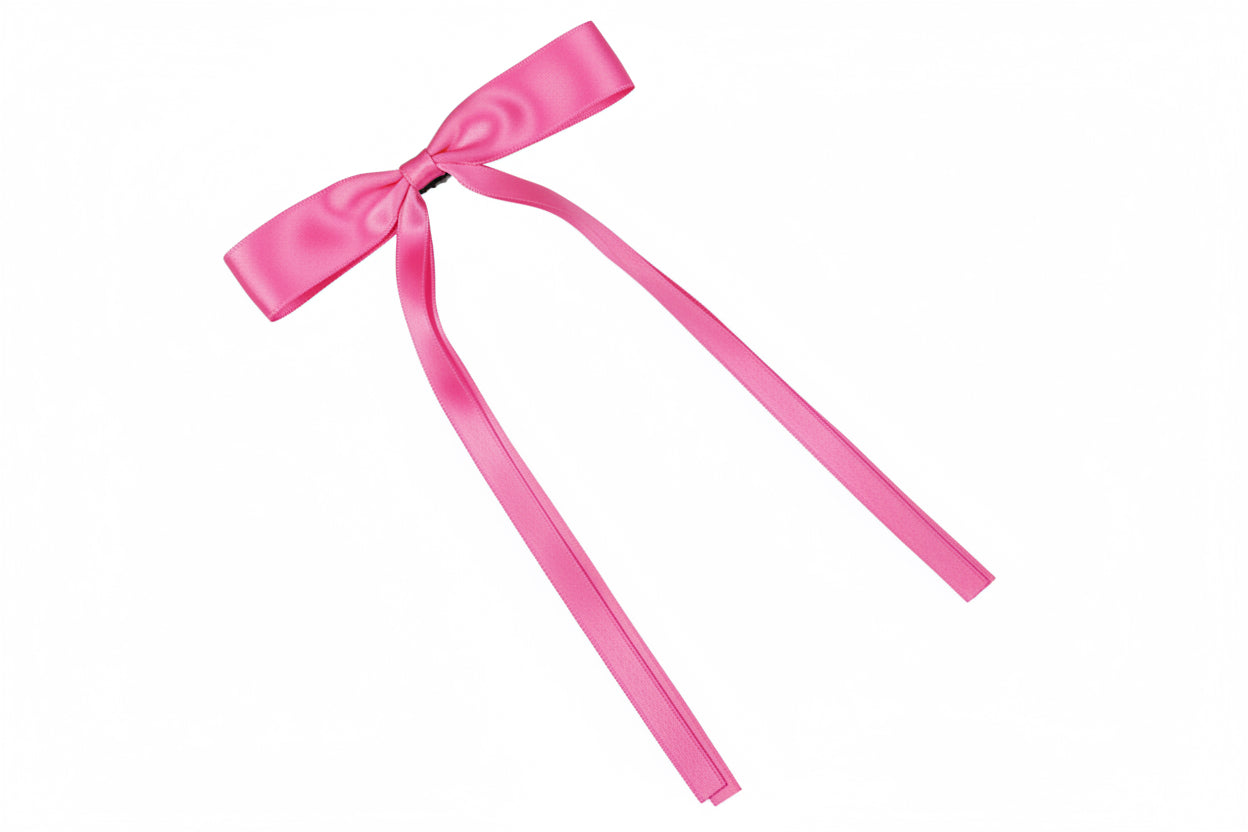 Hot pink bow