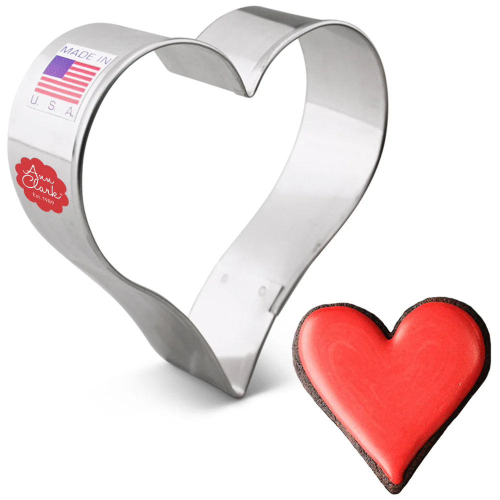 Ann Clark Cookie Cutters Tapered Heart Cookie Cutter, 5"