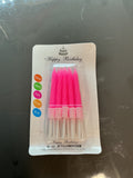 Mini candles-Hot pink