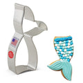 Mermaid Tail Cookie Cutter 4 1/4"