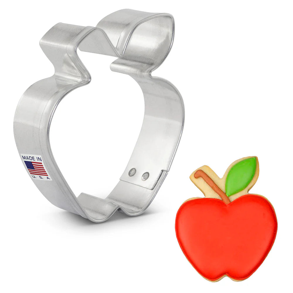 Mini Apple Cookie Cutter 1 3/4" x 2 1/8"