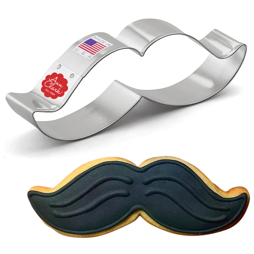 Mustache Cookie Cutter 5 1/4"