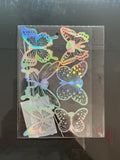 Silver Pearlescent Butterfly Set
