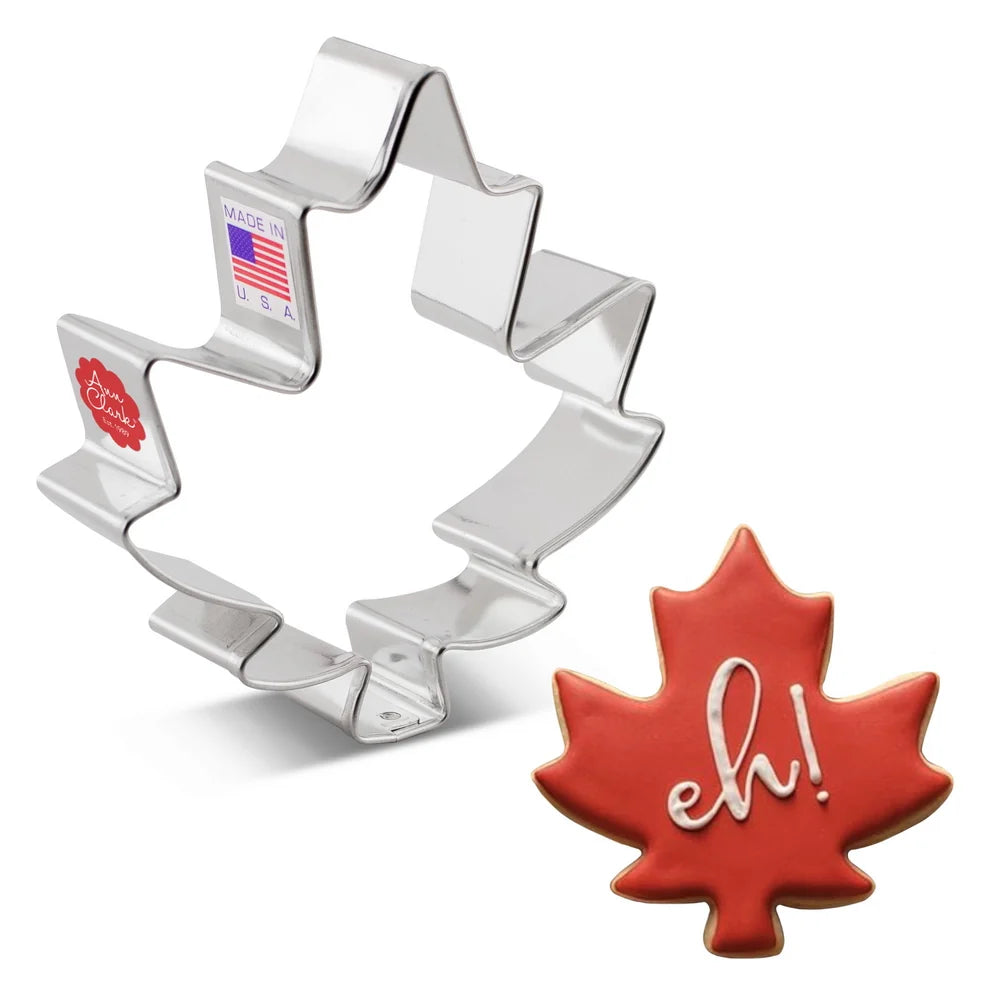 Large Maple Leaf Cookie Cutter 3 3/4