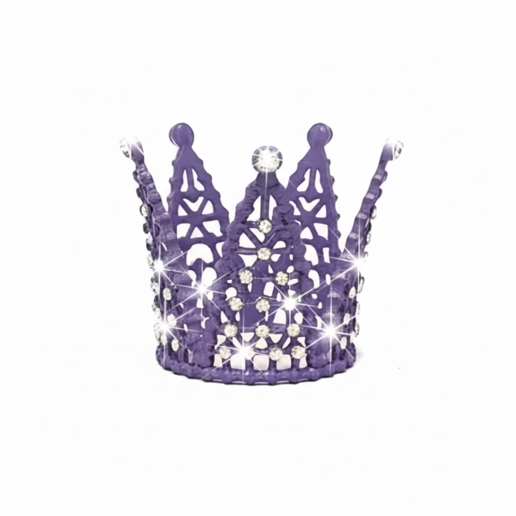 1.5” Purple Crown