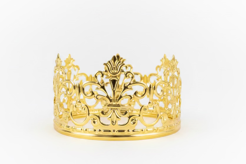 4” Gold Crown