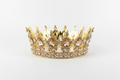5” Gold/Amber Rhn Crown