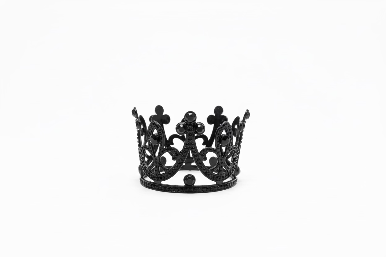 2” Black Crown
