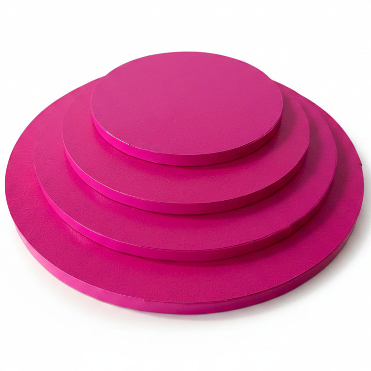 8" Round Hot Pink Drum