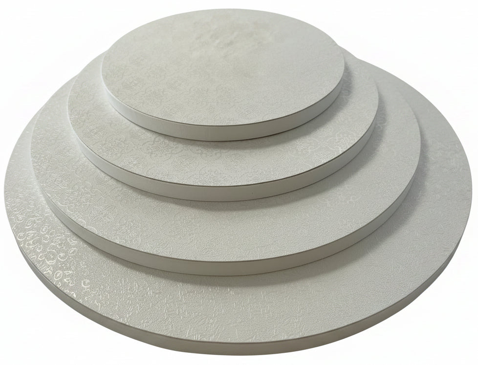6" Round White Drum