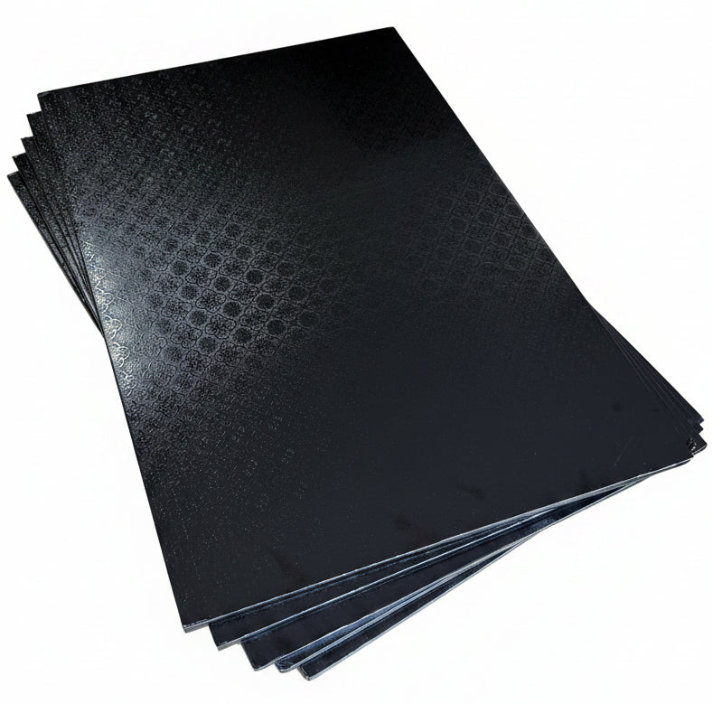 1/4 Sheet Black Wrap