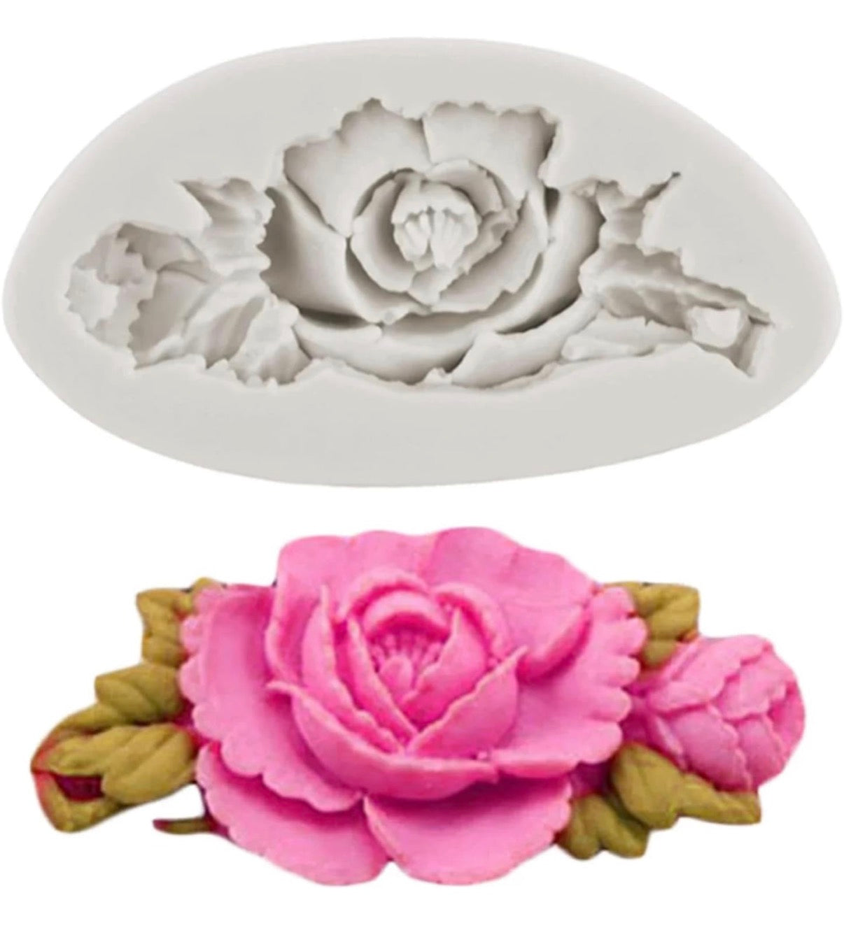 Big Rose 5.5x3" Silicone Mold