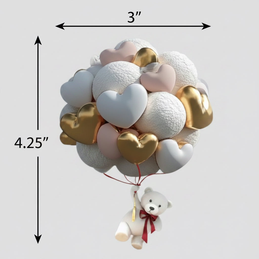Bear Heart Balloon