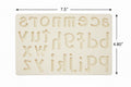 Lowercase Letters Mold