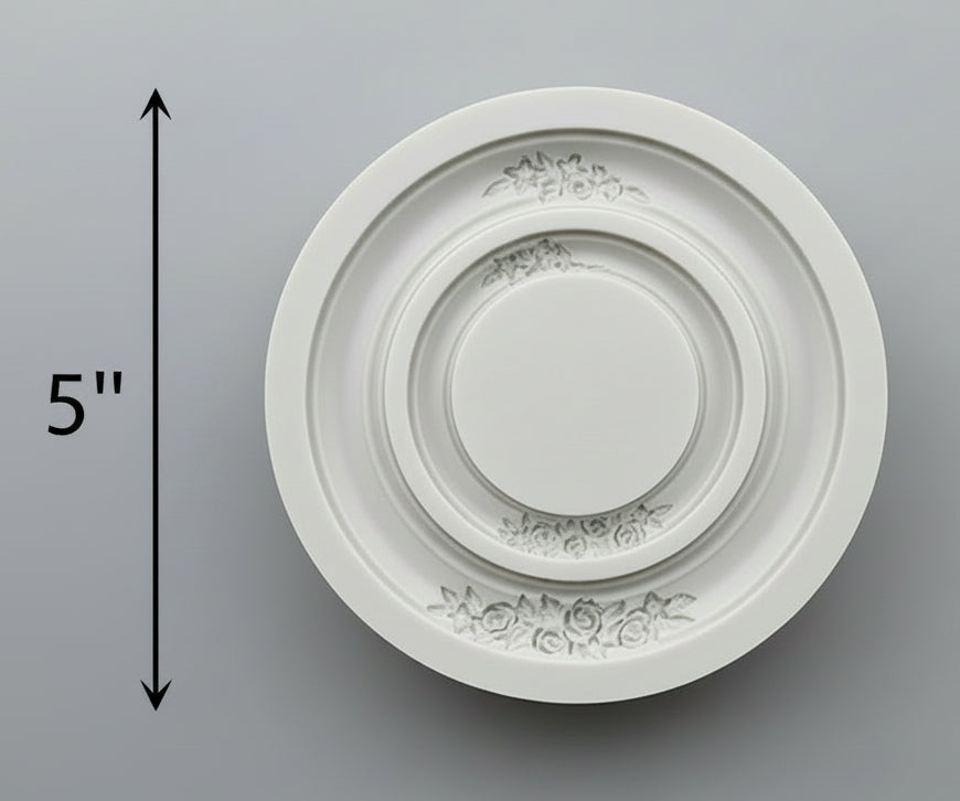 Rose Round Mold