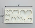 9 Hearts Mold