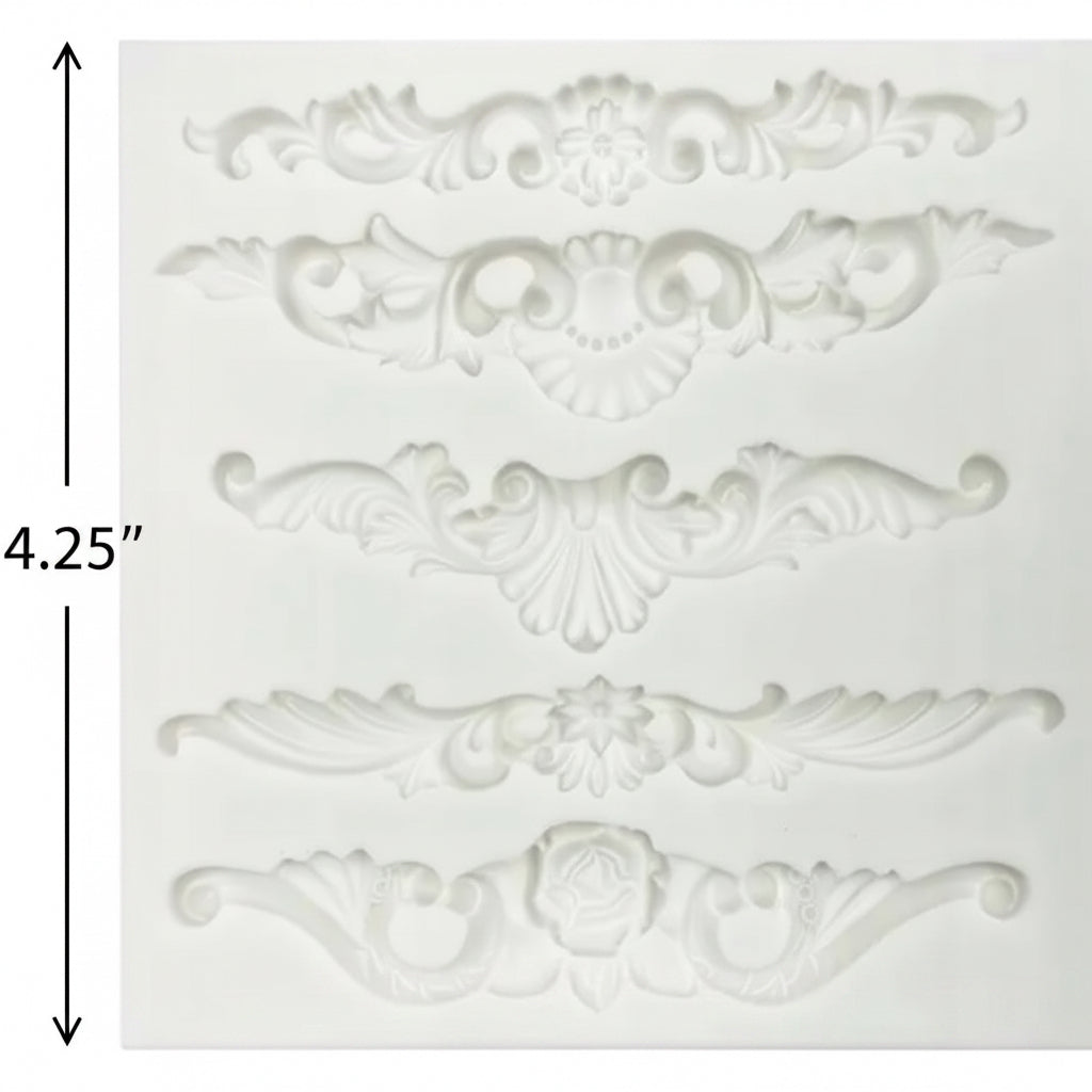 Baroque 5 Cavity Mold