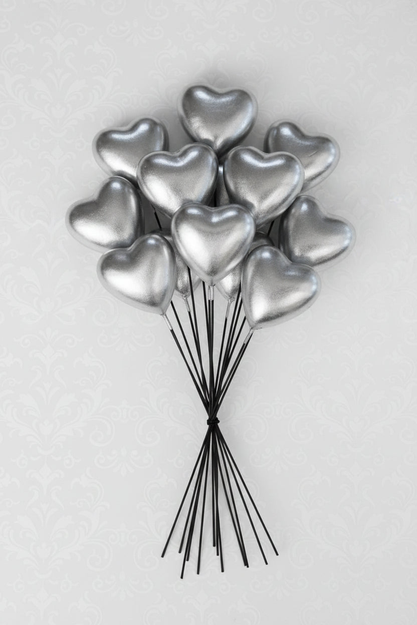 Heart Ball Silver
