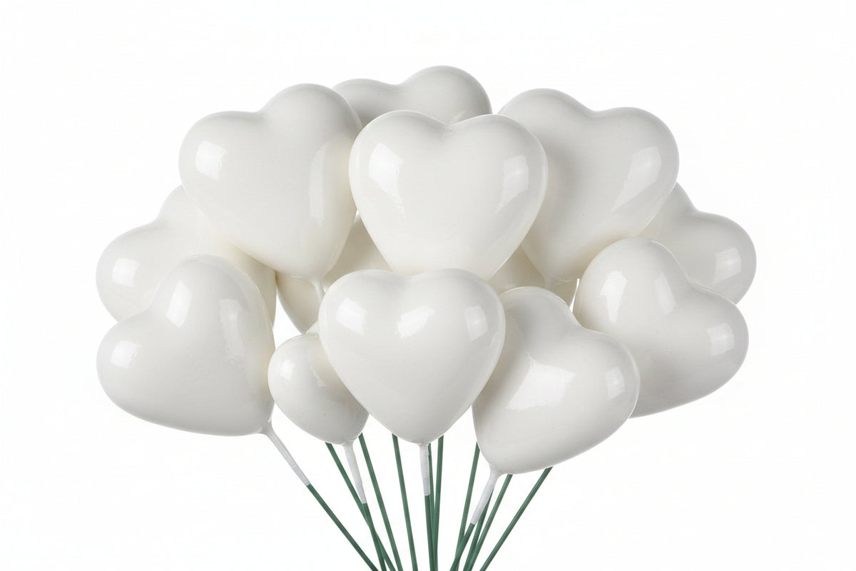Heart Ball White