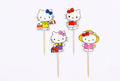 Cupcake Topper Hello Kitty 24ct