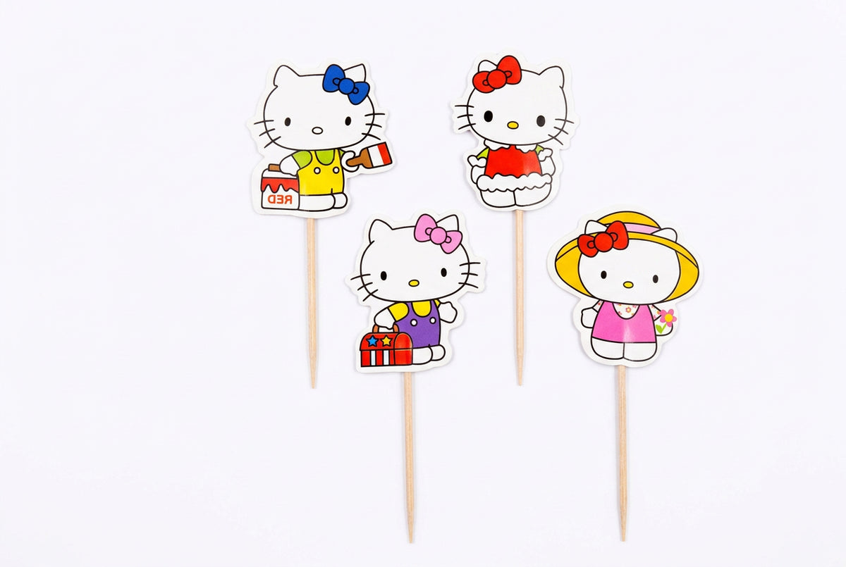 Cupcake Topper Hello Kitty 24ct