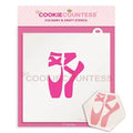Ballet Shoes Stencil