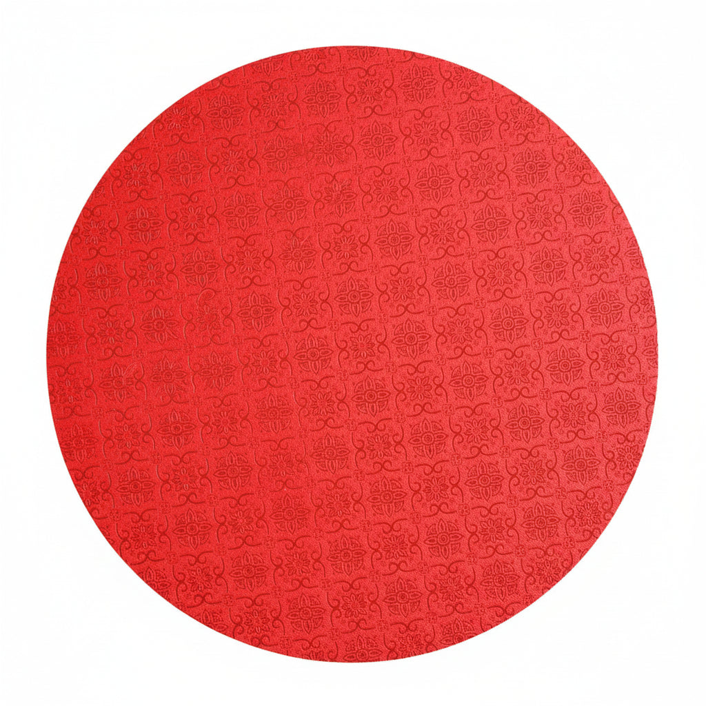 14" Round Red Wrap