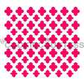 Small Quatrefoil Companion Stencil